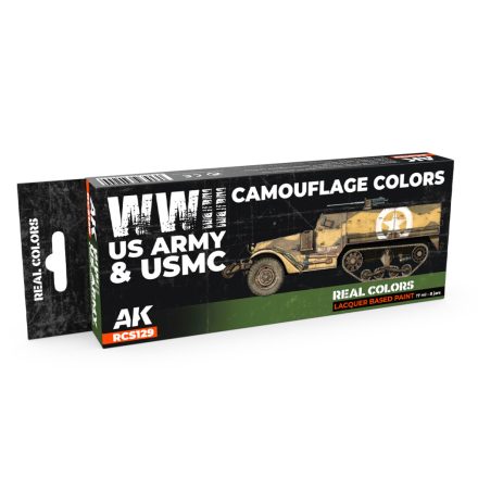 AK REAL COLOR US Army & USMC WWII Camouflage Colors