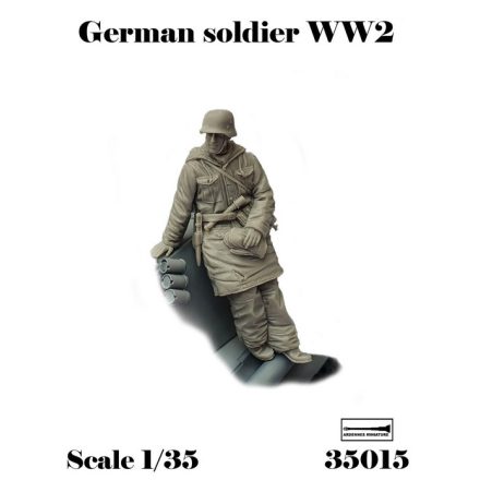 Ardennes Miniature German soldier WW2 makett