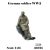 Ardennes Miniature German soldier WW2 makett