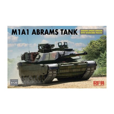 Rye Field Model M1A1 Abrams - Ukraine Update Version with Workable Tracks makett