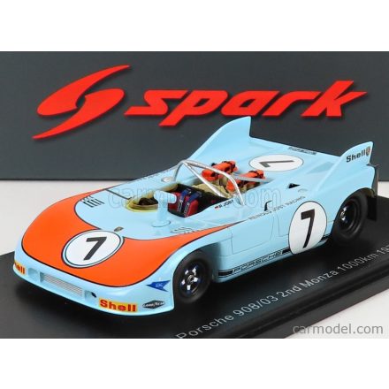 SPARK-MODEL PORSCHE 908/3 SPIDER N 7 2nd 1000km MONZA ITALY 1972 R.JOST - G.SCHULER