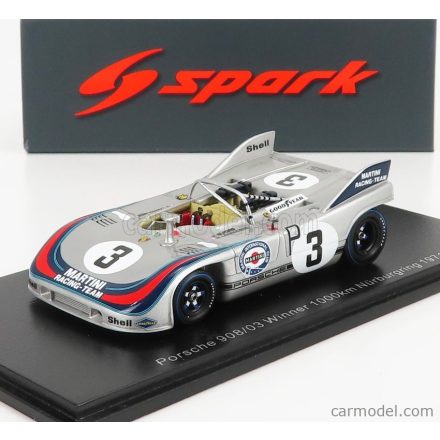 SPARK-MODEL PORSCHE 908/3 N 3 WINNER 1000km NURBURGRING 1971 V.ELFORD - G.LARROUSSE