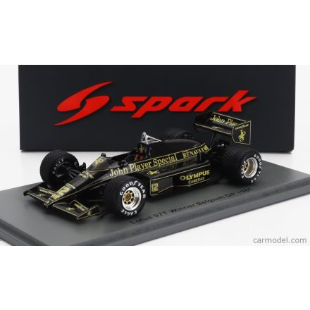 SPARK MODEL LOTUS F1 97T N 12 WINNER BELGIUM GP 1985 AYRTON SENNA