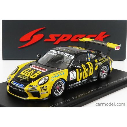 SPARK-MODEL PORSCHE 911 991 GT3 CUP N 1 PORSCHE CARRERA CUP SCANDINAVIE CHAMPION 2021 LUKAS SUNDAHL