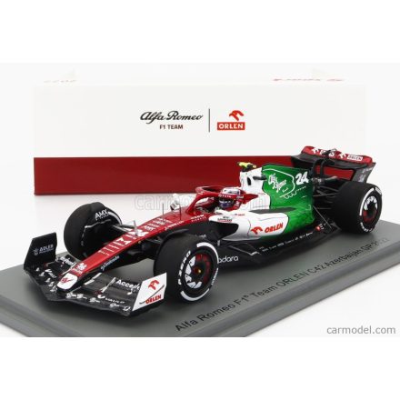 SPARK-MODEL ALFA ROMEO F1 C42 TEAM ORLEN RACING N 24 AZERBAIJAN GP 2022 GUANYU ZHOU