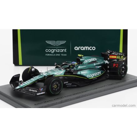 SPARK MODEL ASTON MARTIN F1 AMR23 TEAM ARAMCO COGNIZANT N 14 2nd DUTCH GP 2023 FERNANDO ALONSO