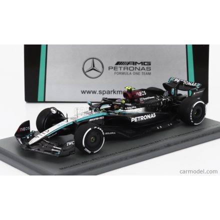 SPARK MODEL MERCEDES F1 W15 EQ PERFORMANCE TEAM AMG PETRONAS MOTORSPORT N 44 BAHRAIN GP 2024 LEWIS HAMILTON