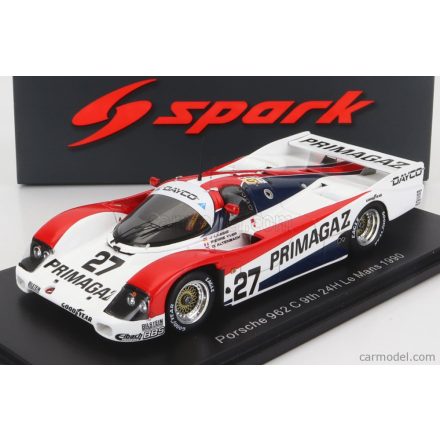 SPARK-MODEL - PORSCHE - 962C 3.0L TURBO TEAM OBERMAIER RACING N 27 24h LE MANS 1990 J.LASSIG - P.YVER - O.ALTENBACH