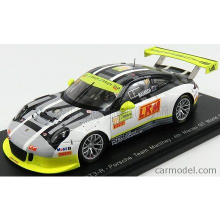 SPARK-MODEL PORSCHE 911 991 GT3 R N 911 4th MACAU GT WORLD CUP 2016