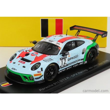 SPARK-MODEL PORSCHE 911 991-2 GT3 TEAM GPX RACING N 12 24h SPA 2020 M.CAMPBELL - P.PILET - M.JAMINET