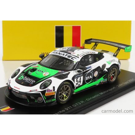 SPARK-MODEL PORSCHE 911 991 GT3 R TEAM DINAMIC MOTORSPORT N 54 24h SPA 2021 K.BACHLER - C.ENGELHART - M.CAIROLI