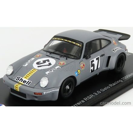 SPARK-MODEL PORSCHE 911 CARRERA RSR 3.0 TEAM GELO RACING N 57 1000km LE CASTELLET 1974 T.SCHENKER - R.STOMMELEN