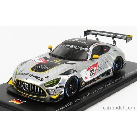 SPARK-MODEL MERCEDES GT AMG GT3 TEAM HAUER & ZABEL RACING N 22 24h NURBURGRING 2020 K.HEYER - S.ASCH - T.JAGER - D.JUNCADELLA