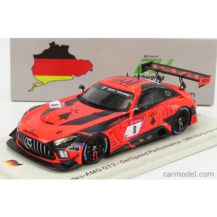 SPARK-MODEL MERCEDES GT AMG GT3 TEAM GETSPEED PERFORMANCE N 8 24h NURBURGRING 2020 F.PERRODO - E.COLLARD - M.VAXIVIERE - C.JONS