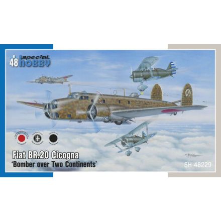 Special Hobby Fiat BR.20 Cicogna 'Bomber Over Two Continents' makett