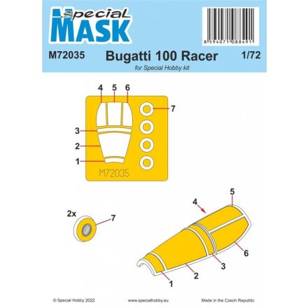 Special Hobby Bugatti 100 MASK (Special Hobby) maszkoló