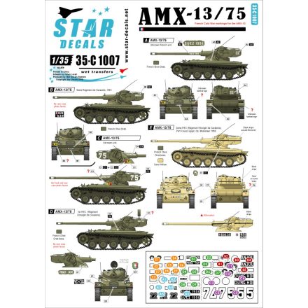 Star Decals AMX-13/75 matrica