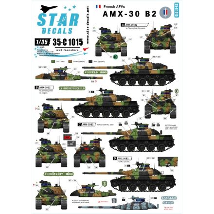 Star Decals AMX-30B2 French Main Battle Tank matrica