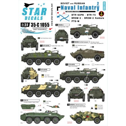 Star Decals Soviet Naval Infantry # 2 matrica