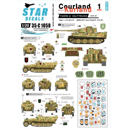 Star Decals Courland / Kurland # 1 matrica