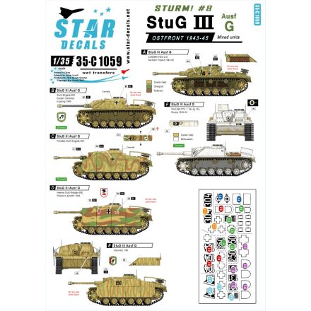 Star Decals Sturm # 8 matrica