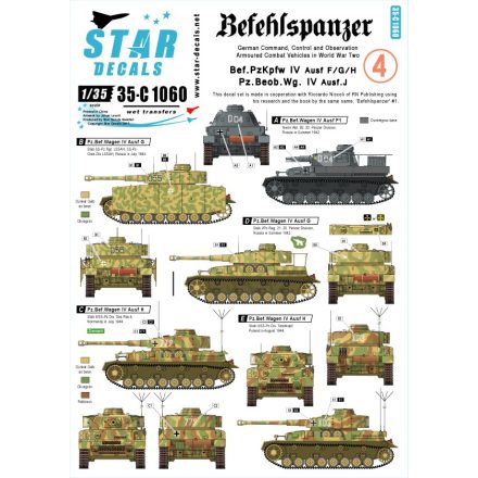 Star Decals Befehlspanzer # 4 matrica