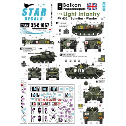 Star Decals Balkan Peacekeepers # 7 matrica