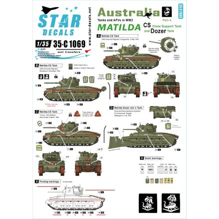 Star Decals Australia Tanks & AFVs # 4 matrica