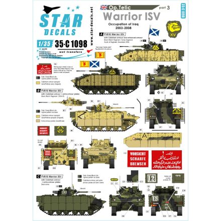 Star Decals Operation Telic # 3 matrica