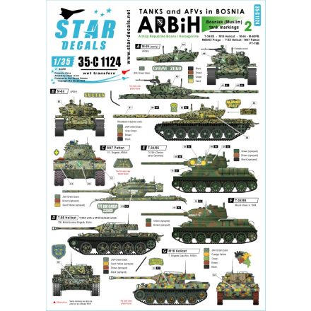 Star Decals Tanks & AFVs in Bosnia # 2 matrica