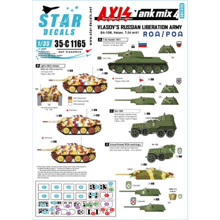 Star Decals Axis Tank Mix # 4 matrica