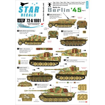 Star Decals Battle for Berlin 45 # 1 matrica