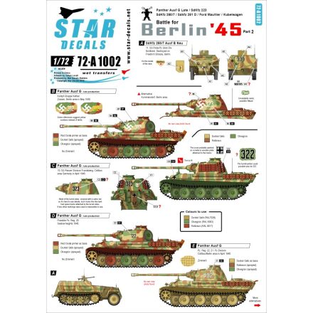 Star Decals Battle for Berlin 45 # 2 matrica