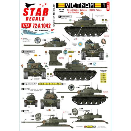 Star Decals Vietnam # 1 matrica