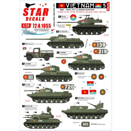 Star Decals Vietnam # 5 matrica