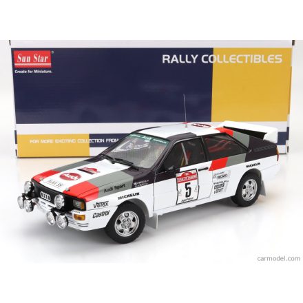 Sun Star AUDI QUATTRO A2 N 5 RALLY SANREMO 1983 HANNU MIKKOLA - ARNE HERTZ