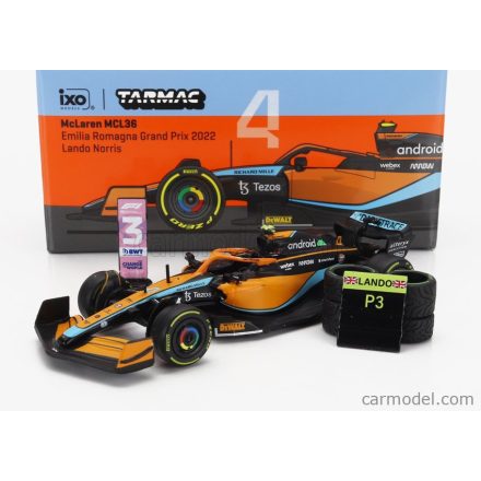 TARMAC McLAREN F1 MCL36 TEAM MCLAREN N 4 3rd EMILIA ROMAGNA ITALY GP 2022 LANDO NORRIS