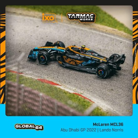 TARMAC MCLAREN MCL36 ABU DHABI GRAND PRIX 2022 LANDO NORRIS