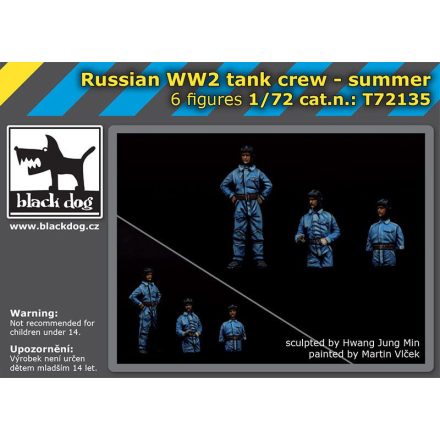 Black Dog Russian WW2 tank crew summer