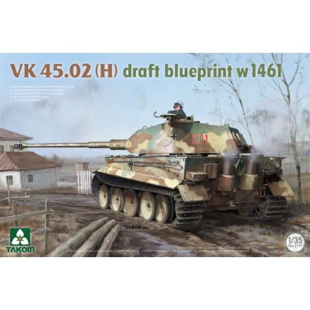 Takom VK 45.02(H) draft blueprint w 1461 makett