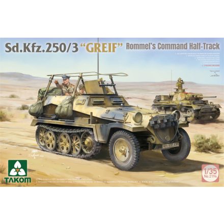 Takom Sd.Kfz.250/3 'GREIF' Rommel's Command Half-Track makett