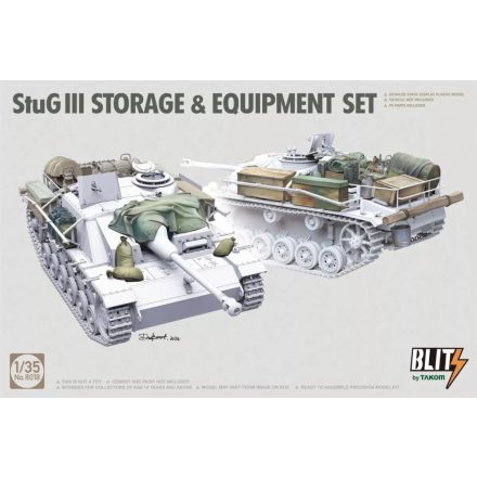 Takom StuG III Storage And Equipment Set