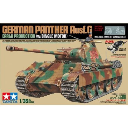 Tamiya Panther Ausf.G Early version w/Single Motor makett