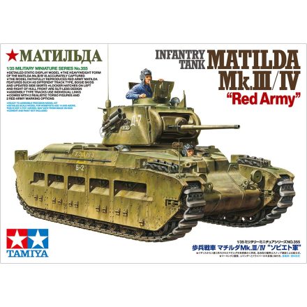 Tamiya Infantry Tank Matilda Mk.III/IV "Red Army" makett