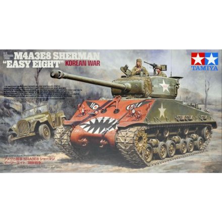 Tamiya U.S. M4A3E8 Sherman "Easy Eight" Korean War makett