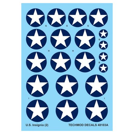 Techmod US National Insignia 1942-1943 matrica