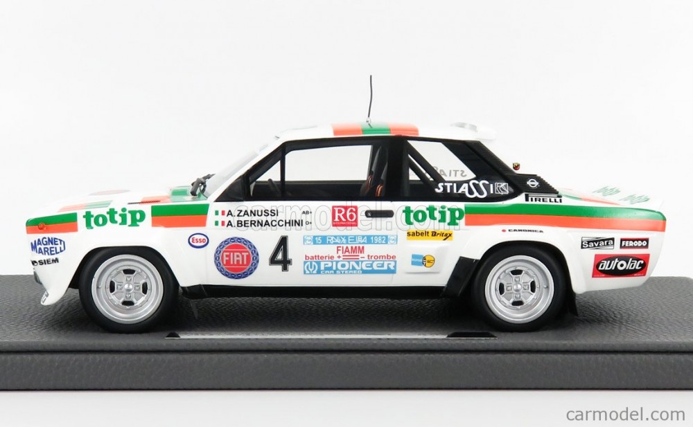 トップマルケス1/18 フィアット131アバルト#4 1982ラリーD'Elba - ミニカー