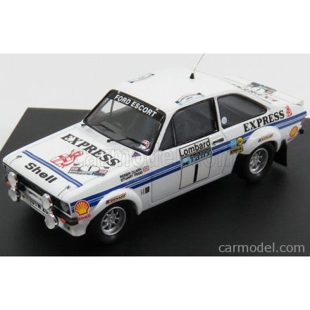 TROFEU FORD ENGLAND ESCORT MKII N 1 RALLY RAC LOMBARD 1977 R.CLARK - S.PEGG