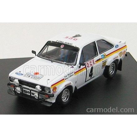 TROFEU FORD ENGLAND ESCORT MKII N 4 RALLY MAROCCO 1976 T.MAKINEN - H.LIDDON