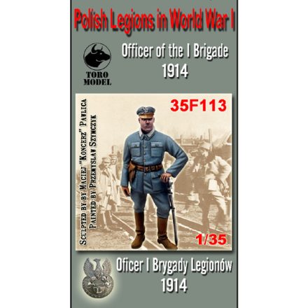 Toro Model Polish Legions in World War I Officer of the I Brigade 1914 makett